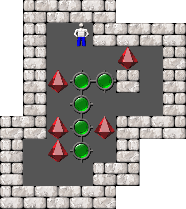 Sokoban Mass Remodel level 1294